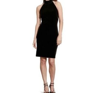 Ralph Lauren Velvet Black Dress